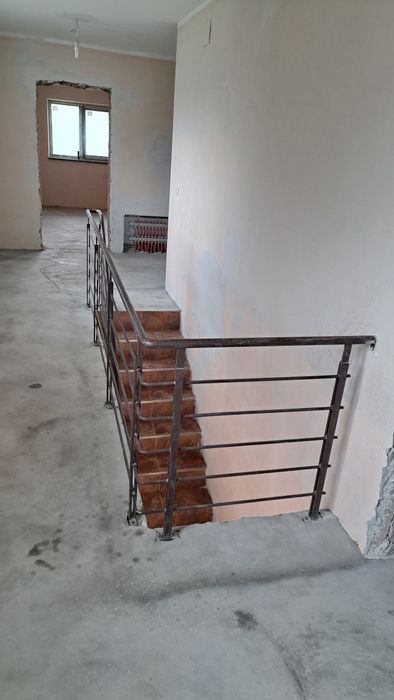 Balustradă interioară din fier masiv 460×340×90 cm