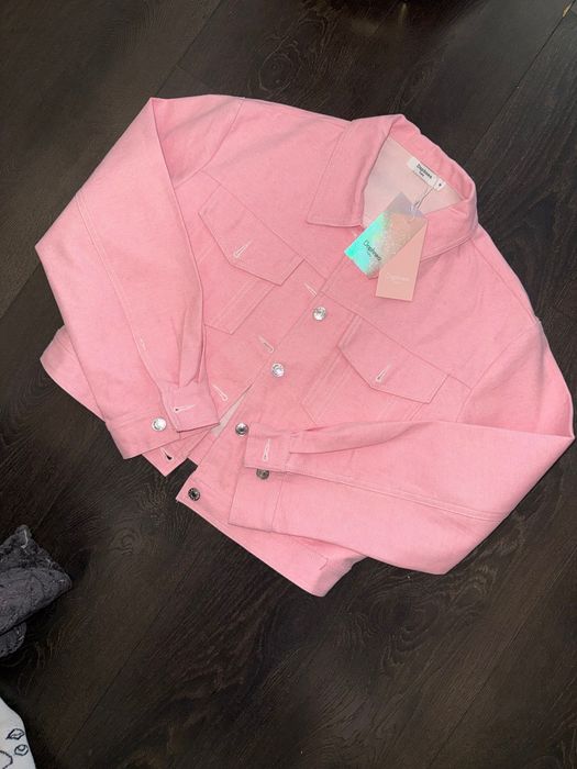 къса дънкова розова риза Яке