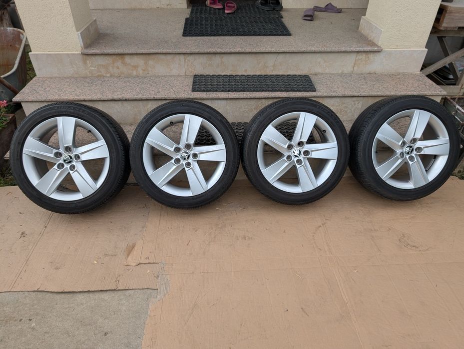 jante roti orig vara Skoda Fabia 3 NJ3 NJ5 Rapid Polo 5x100 215 45 R16