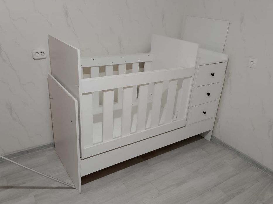 Детский манеж белый новый