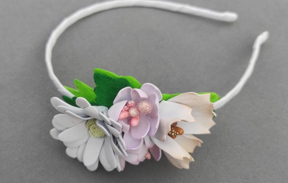 Нежные Ободочки из фоамирана