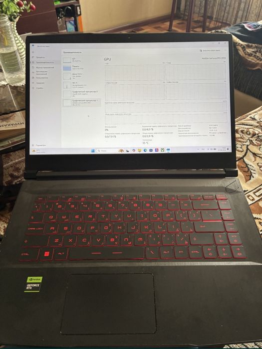 Ноутбук MSI RTX 2050