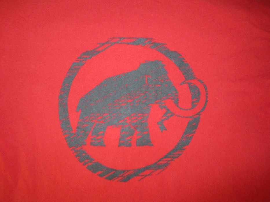Tricou Mammut, masura S, rosu, 100%Bumbac, stare f. buna