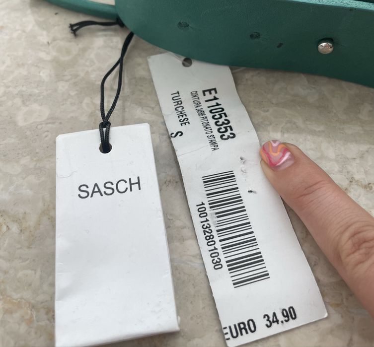 Нов тюркоазен колан Sasch