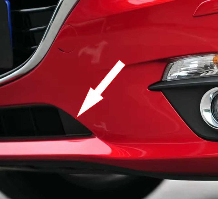 Триъгълни капачета за отворите в предната броня на Мазда 3 Mazda 3