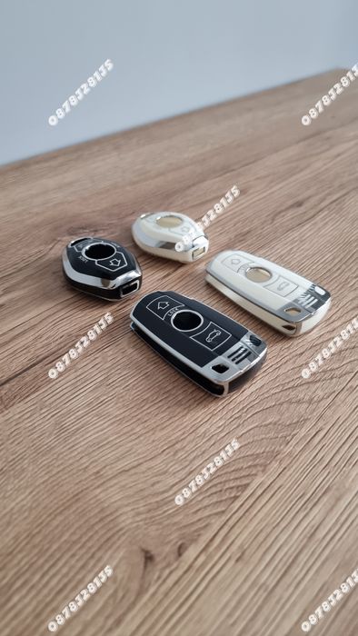 Силиконов калъф кейс за ключ BMW – ромбоид и правоъгълен