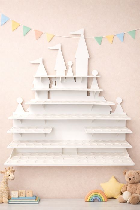 Етажерка Disney Замък за Магически Аудио Приказки – книги и фигурки.