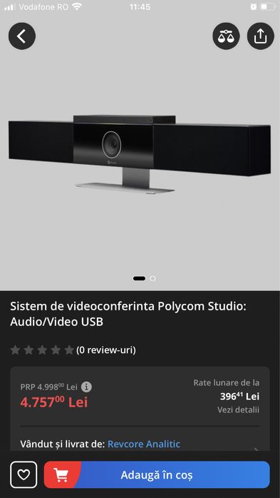 Poly studio pentru conferinte/videochat