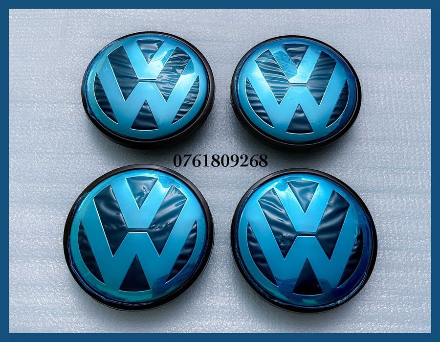 Set 4 capace 76mm 7L6601149 jante aliaj VW Touareg Transporter
