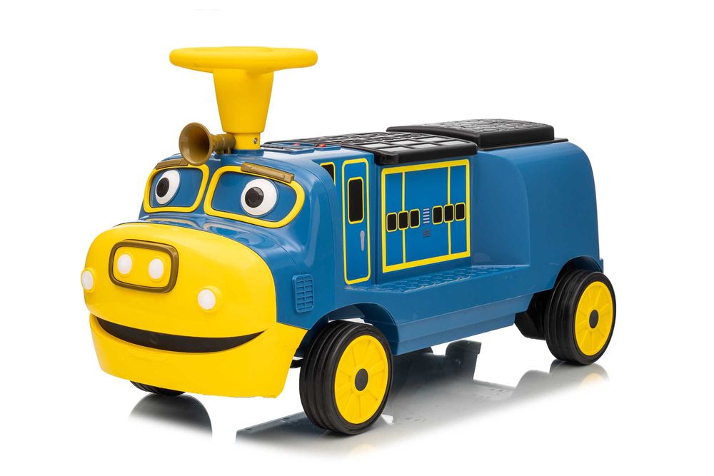 Trenulet electric pentru 2 copii CHUGGINGTON, 2x45W 12V, Blue