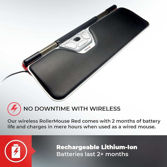 Mouse ergonomic Contour RollerMouse Red Plus Wireless Bluetooth