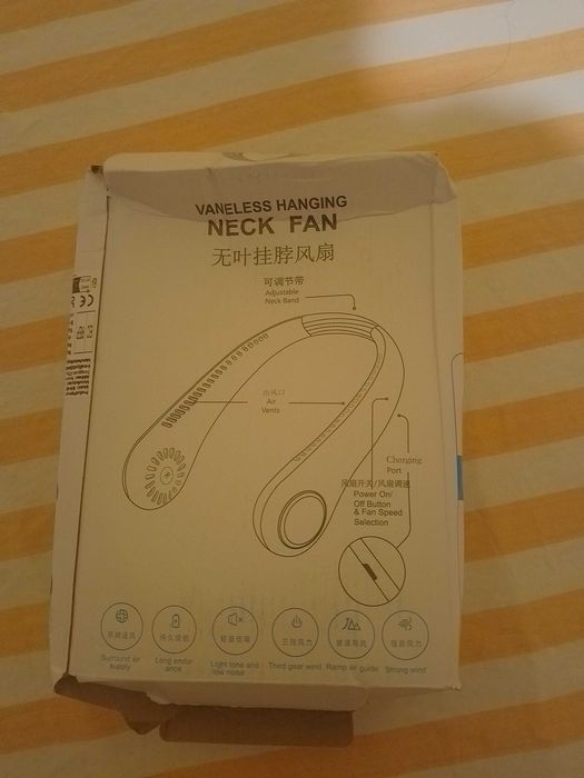 Вратен вентилатор USB, зелен