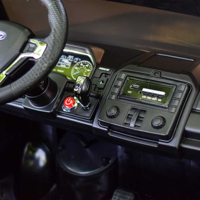 Masinuta electrica pentru 2 copii, Ford Super Duty F450, 4x4, 180W