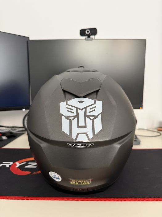 Casca Moto Integrala HJC i71 Mat Argintiu. Marimea M 57-58cm sau L 58-59cm