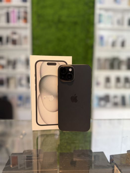 **ATSGSM.RO**iPhone 15 128Gb Black/Baterie100%/Fact+Gar 12 luni