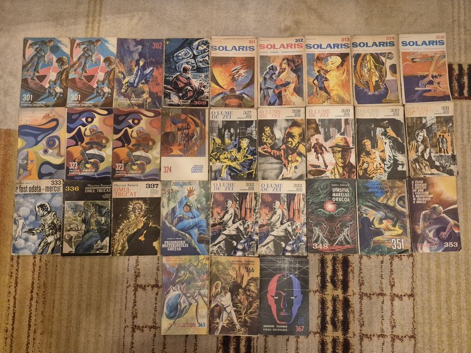 Peste 120 exemplare CPSF (Colecția Povestiri Științifico-Fantastice)