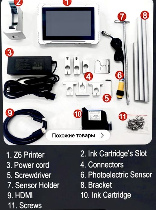 Линейный маркиратор промышленный принтер датер