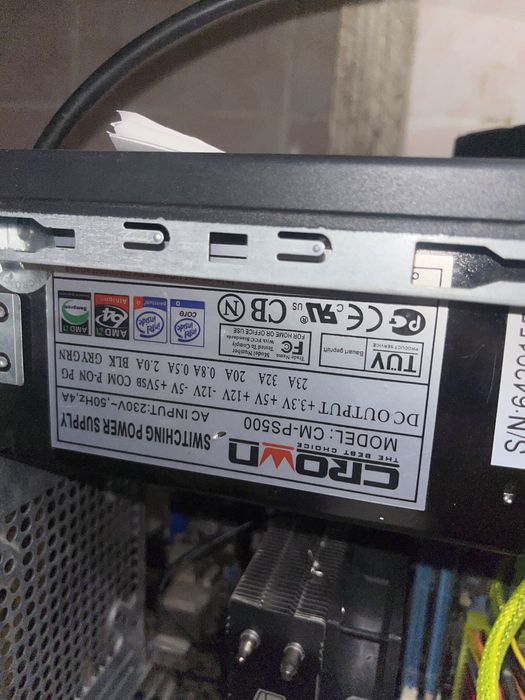 Материнский плата с блок питанием