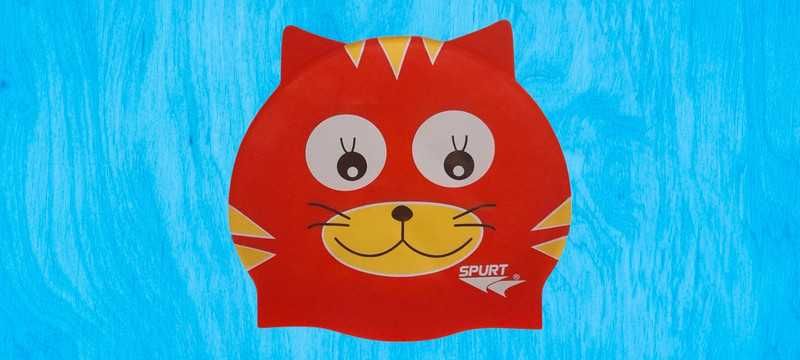 Casca inot pentru copii din silicon Pisica/Tigru