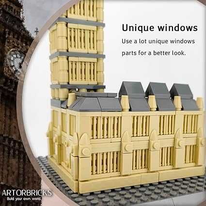 Конструктор лего для интерьера для взрослых, Биг-Бен