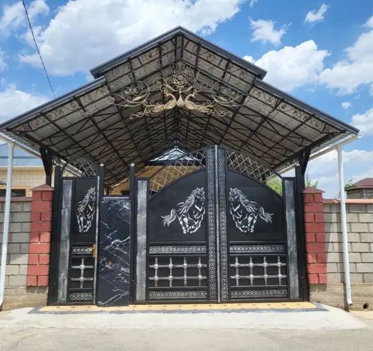 Ворота.навес.автонавесы Астана