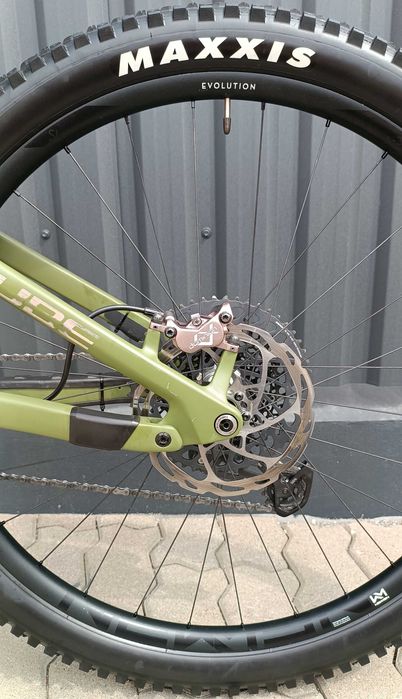 Bicicleta Second hand enduro CUBE Stereo ONE 77, carbon, verde, M