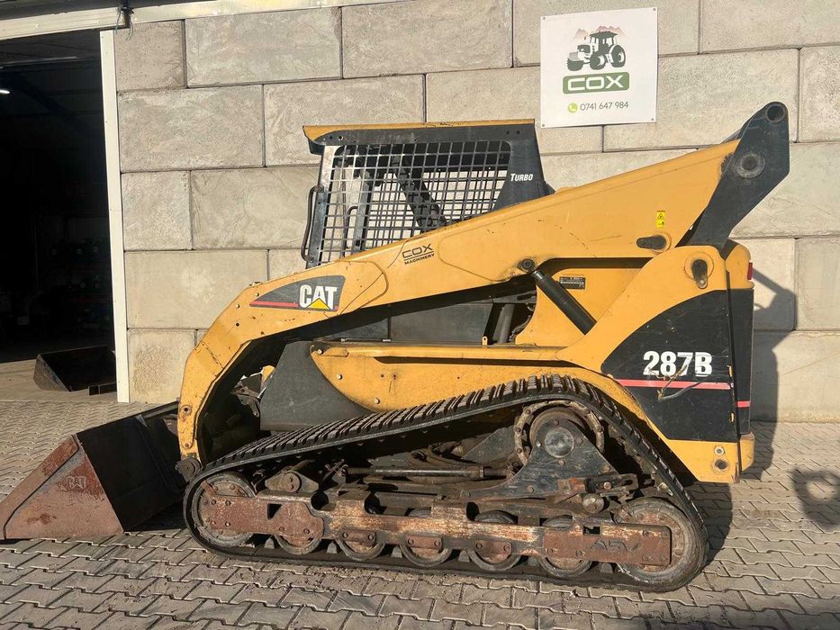 Мини челен товарач на вериги Cat 287B – 4.7 тона, 78 к.с. + Видео