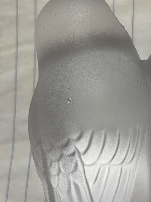 Prespapier Crystal de Sèvres bufnite