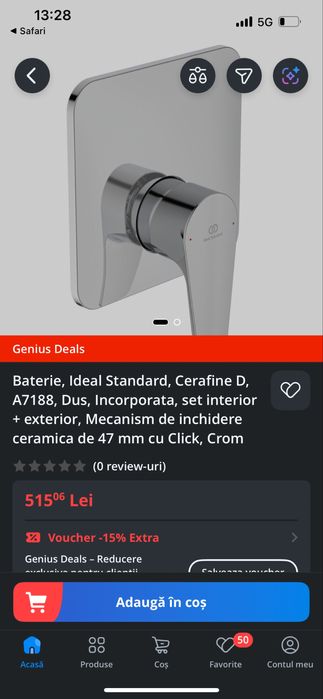 Baterii de baie Ideal Standard noi !! Diverse modele