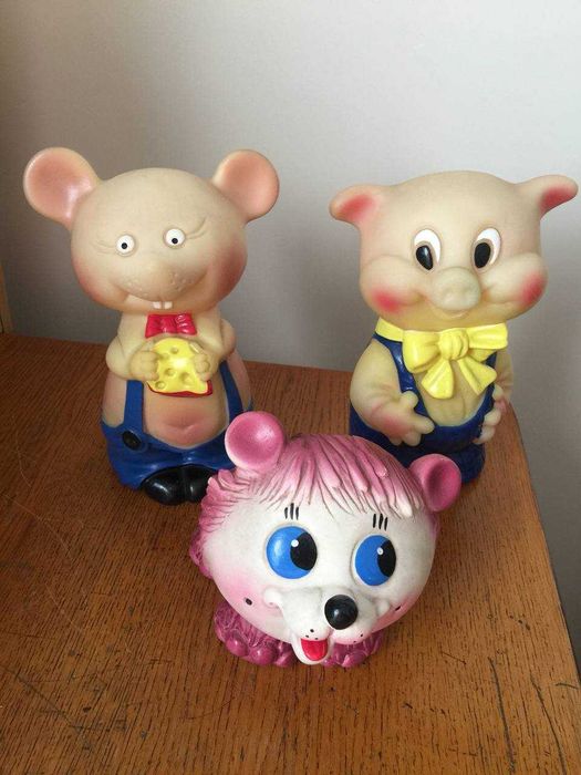 Советские сказочные игрушки Совпластитал 80-х годов 20 века