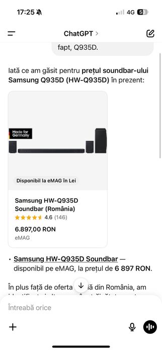 Soundbar Samsung  HW Q935GD