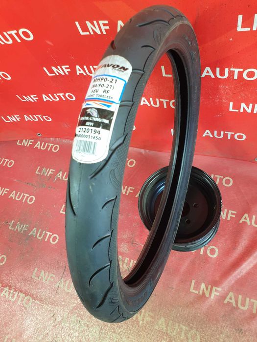 1 Anvelopa MOTO - 80/90/21 - AVON Cobra Chrome - NOUA - DOT 0622 !