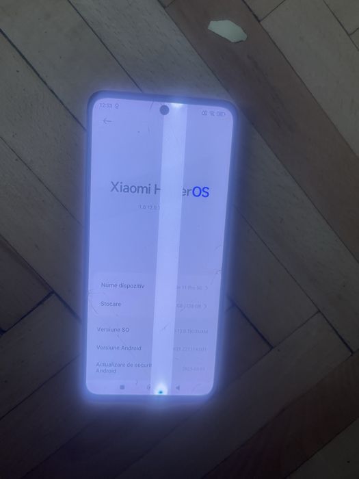 redmi note 11 pro 5g  model 2201116sg dunga pe ecran 128gb 8 gb ram