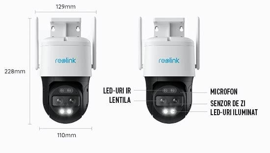 Camera de supraveghere Reolink TrackMix W760 WiFi, 8MP, auto zoom