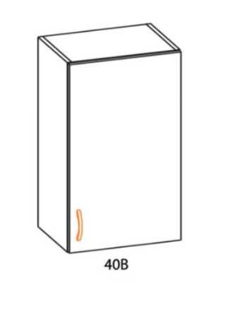 Горен кухненски шкаф 40 см