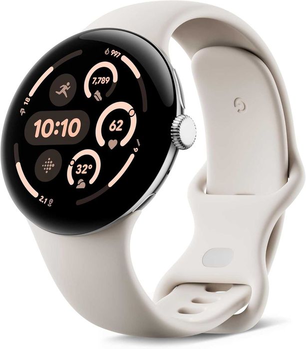 Google Pixel Watch 3 LTE 45mm – Silver/Porcelain | Нов | Разпродажба