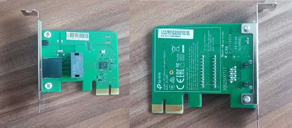 Компютърни компоненти и части – Intel i3-10100F, HDD 1TB, RAM DDR3, LAN карта TP-Link, захранване 300W, CH 352/CH382 PCIe Dual Port Serial Adapter