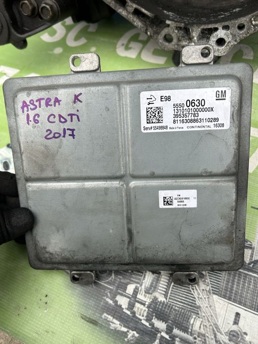 Calculator  motor Opel Astra K 1.6 cdti 2017