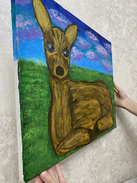 Қолдан салынған сурет