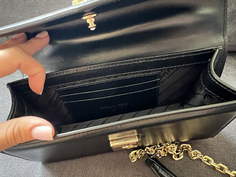 Черна чанта patrizia pepe