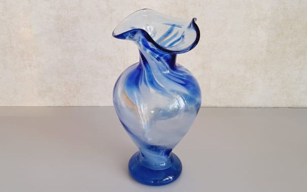 Вазы цветное стекло