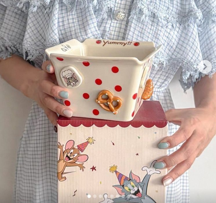 Кружка "Том и Джерри" С крышкой