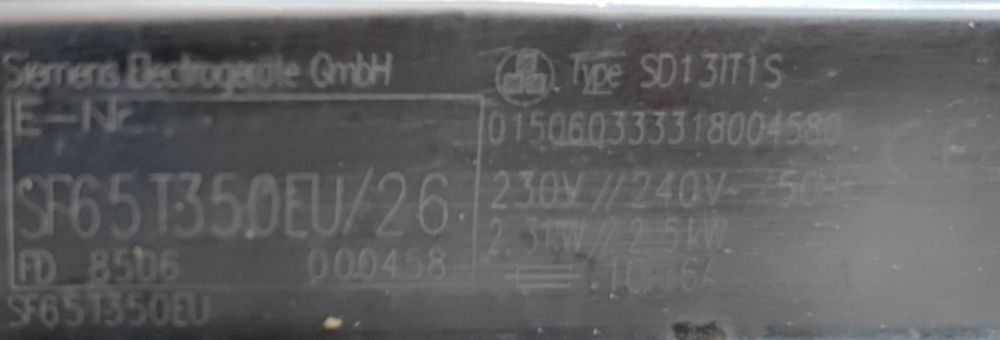 На части Съдомиялна Siemens SF65T350EU/26