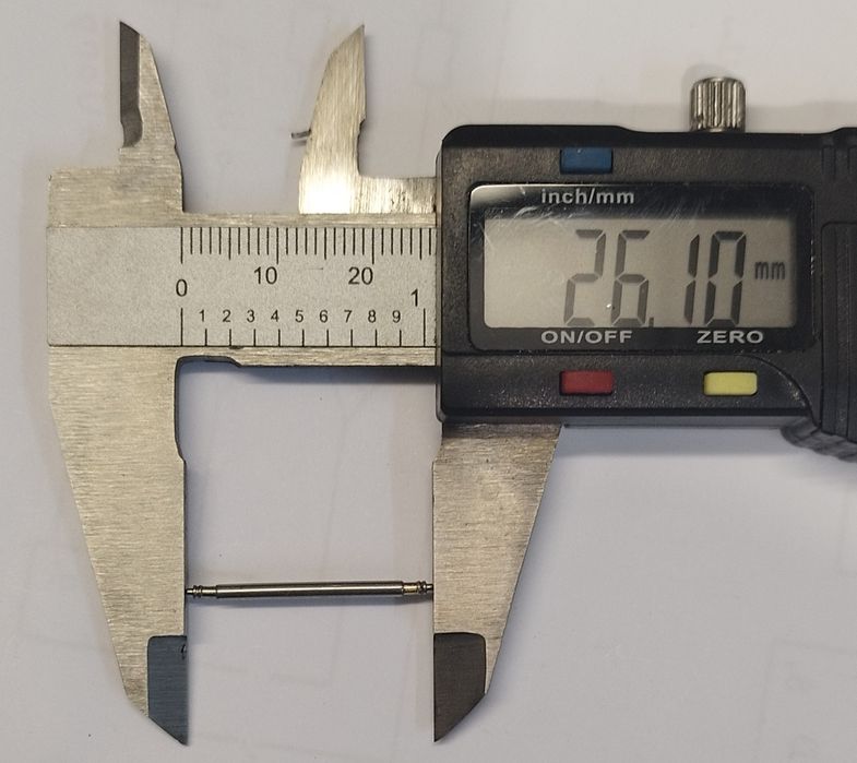 Щифтове пинове патенти за каишки на часовници 20, 21, 22, 23 и 24 мм