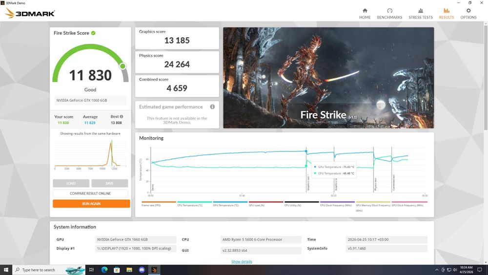 Placa video gtx 1060 6Gb Asus