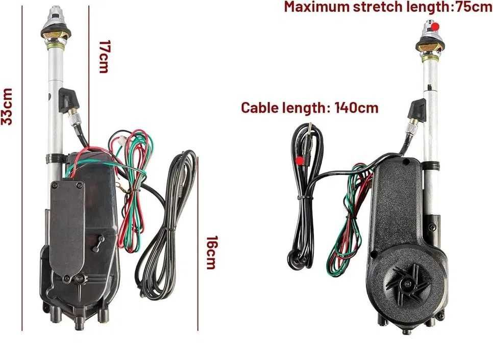 Автоматична електрическа Антена за автомобил 12V