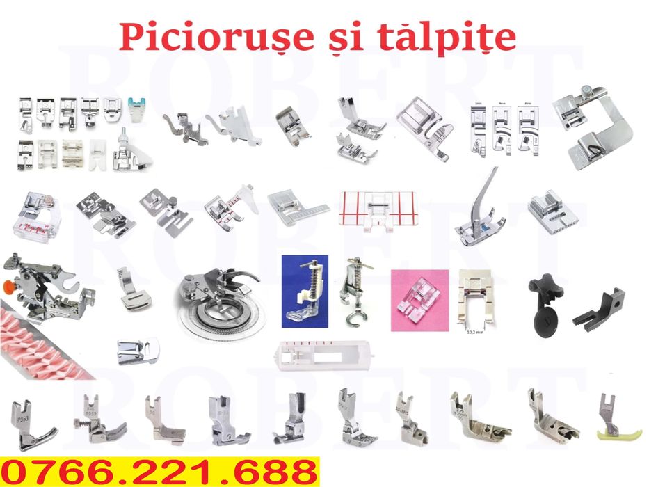 Picioruse pt incretire pt masini cusut casnice Singer Brother Minerva