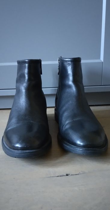 Cizme scurte din piele barbati