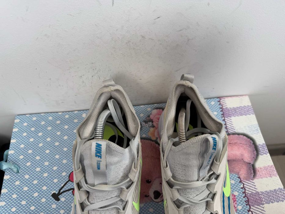 Nike Zoom Fly 4 White Imperial Blue Lime Glow''оригинални маратонки 44 номер