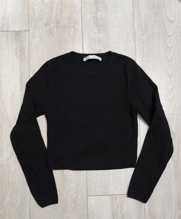 Черна блуза ZARA за ръст 164